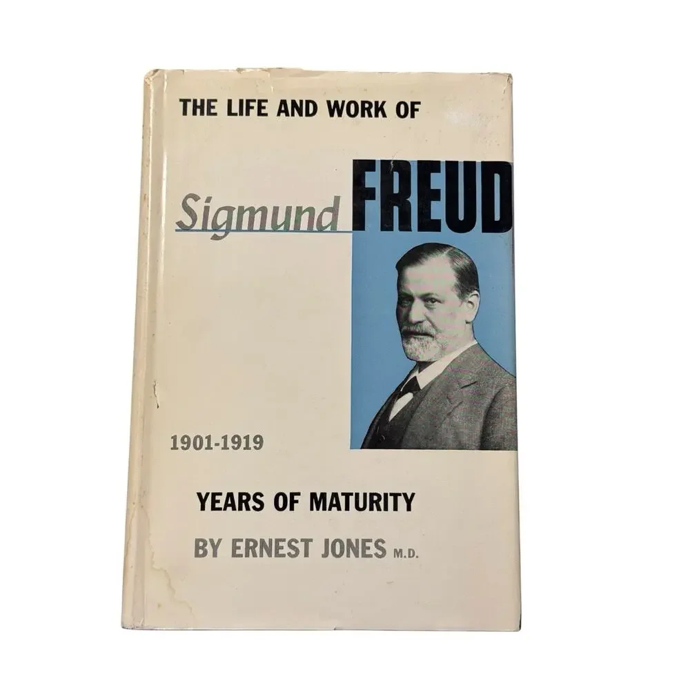 Ernest Jones THE LIFE AND WORK OF SIGMUND FREUD 3 Vol Set Basic Books 1950s